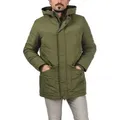 Produktbild: SOLID SDInko Herren Winterparka Parka Winterjacke mit Kapuze - Grün - M