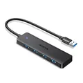 Produktbild: UGREEN 4in1 Adapter 25851 USB-A Hub auf 4x USB-A (Schwarz)