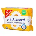 Produktbild: Feuchtes Toilettenpapier Kamille, 8er Pack (8 x 70 Blatt)