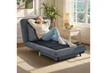 Produktbild: HOMCOM Sessel mit Bett-Funktion, Liegesessel, verstellbare Rückenlehne, Kissen (Relaxsessel, 1-St., Klappsessel), für Wohnzimmer, Schlafzimmer, Grau