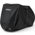 Produktbild: Favoto Fahrradabdeckung Wasserdicht Fahrrad Abdeckplane für 2-3 Fahrräder 210D Oxford-Gewebe Fahrradgarage Plane Fahrrad Schutzhülle Abdeckhaube mit Beutel 200 x 105x 110CM Schwarz