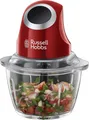 Produktbild: Russell Hobbs Mini Zerkleinerer 24660-56 – 200W, Glas 500ml, gebraucht, rot