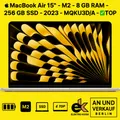 Produktbild: 💻 Apple MacBook Air 15 Zoll M2 - 8GB - 256GB  - 2023 - MQKU3D/A - Pc Laptop OVP