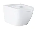 Produktbild: GROHE Euro Keramik, WC Tiefspül Wandbefestigung (Keramik alpinweiß, spülrandlos, Spülmenge 3/5 Liter, ohne Deckel mit Montageset, 39328000