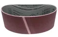Produktbild: Klingspor Schleifband LS307X – 120 x 820 mm – Körnung P60 – 5 Stück – für Holz & Metall – reißfeste halbflexible Gewebeunterlage – Profi-Schleifbänder für Bandschleifer