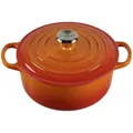 Produktbild: Le Creuset Signature Bräter rund 20 cm ofenrot