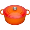 Produktbild: Le Creuset Bräter Signature 20 cm Ofenrot 2,4 L rund