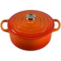 Produktbild: Le Creuset Signature Bräter rund 20 cm ofenrot