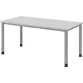 Produktbild: Hammerbacher-Schreibtisch 4Fuß-rd.160x80cm Grau/Silber-VHS16/5/S