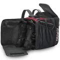 Produktbild: Otaro Skischuhtasche mit Helmfach (PRO | 57 L inkl. Rucksackträgern | Bordeauxrot) Premium Skitasche für Skischuhe | Auch als Schlittschuhtasche | Ideal zur Ski Tasche, Skisack Set, Skischuhtaschen