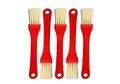 Produktbild: avasee Flachpinsel 178 mm - 5er Pack; Rot, Kunststoff, Kunststoffgriff, Küchenutensil, Bürste, Pinsel