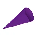 Produktbild: itenga 3D Color Bastel Zuckertüte stabil Wellpappe Lila Schultüte Rohling neu