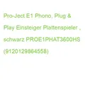 Produktbild: Pro-Ject E1 Phono, Plug & Play Einsteiger Plattenspieler , schwarz PROE1PHAT3600