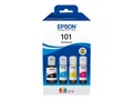 Produktbild: Epson 101 / T03V6 / C13T03V64A Tinten Sparset schwarz, cyan, magenta, gelb (4 St