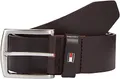 Produktbild: Tommy Hilfiger Herren Gürtel New Denton Belt 4,0 cm Ledergürtel, Braun (Testa Di Moro), 90 cm