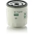 Produktbild: MANN-FILTER Ölfilter  76mm für RENAULT PEUGEOT GENERAL MOTORS FORD USA FIAT VW (SVW) MAZDA VAG 1109A6 978M-6714-A2A 75DU6714B1 W 712/43