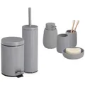 Produktbild: Zeller Present Badaccessoires, Hellgrau, Keramik, Rund, 17x25.9x17 cm, Badaccessoires