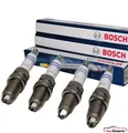 Produktbild: 4x BOSCH Zündkerzen für Audi A3 A4 A6 TT VW Golf III IV V VI Polo 1.4 1.6 1.8
