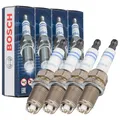 Produktbild: 4x BOSCH FR7LDC+ 0242235668 Zündkerze für AUDI BMW DACIA RENAULT SEAT SKODA VW