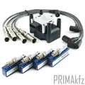 Produktbild: Zündspule Zündkabel Satz + BOSCH Zündkerzen für Audi A3 A4 VW Golf Passat 1.6