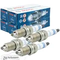 Produktbild: 4x BOSCH FR7LDC+ Zündkerzen 0242235668 für VW Golf IV Polo Seat Skoda Octavia