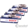 Produktbild: 4x BOSCH SUPER ZÜNDKERZEN passend für AUDI A2 A3 A4 A6 TT BMW Z3 E30 E36 E34 E39