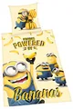 Produktbild: Herding Bettwäsche Minions, Kopfkissenbezug 80x80cm, Bettbezug 135x200cm, mit RV, Renforce
