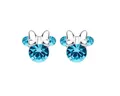 Produktbild: Disney Ohrstecker-Set ©DISNEY Minnie Mouse Kinderohrringe 925er Silber hellblau