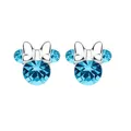 Produktbild: Disney ©DISNEY Minnie Mouse Kinderohrringe 925er Silber Farbe hellblau