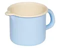 Produktbild: Riess, 0038-006, Schnabeltopf 9, CLASSIC - BUNT/PASTELL, Farbe Blau, Durchmesser 9 cm, Höhe 8.5 cm, Inhalt 0.5 Liter, Emaille, Induktion