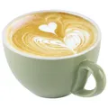 Produktbild: 16007 Cappuccinotasse in grün Ø 10,5 cm, Höhe 6,5 cm, 300 ml