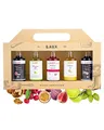 Produktbild: Essig Öl Geschenkset - 5 Sorten - Olivenöl, Walnussöl, Balsam  Aperitif - Für...