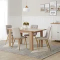 Produktbild: Homestyle4u Esstisch ausziehbar Braun Esszimmertisch Holztisch 120x80 cm