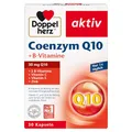 Produktbild: Doppelherz Coenzym Q10 + B-Vitamine - mit Zink, Vitamin B6, B12 und C als Beitrag zur normalen Funktion des Immunsystems - 30 Kapseln (1er Pack)