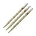 Produktbild: Target Darts Swiss Points, Smooth Swiss Point Dartspitzen (3er Pack Spitzen) 26MM, Gold | Change Dartspitzen, Profi Dart Zubehör