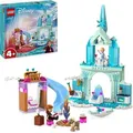 Produktbild: LEGO Disney Frozen Elsas Eispalast, Eiskönigin-Schloss-Spielzeug mit Prinzessin Elsa und Anna Puppen, plus 2 Tierfiguren, tolles Geschenk für 4-j... - Bronze