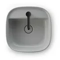 Produktbild: Duravit Zencha Aufsatzbecken 2374426771 42x42cm, mit Hahnloch, Hahnlochbank, ohne Überlauf, geschliffen, grau seidenmatt