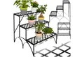 Produktbild: tectake Pflanztisch Blumentreppe (1-St., 1 tlg), Blumentreppe mit 3 Stufen im edlen Design