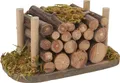 Produktbild: VBS Miniatur Deko Holz-Stapel 3D-Dekoration Krippen basteln