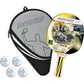 Produktbild: DONIC Tischtennis-Set Donic-Schildkröt Tischtennis-Geschenkset Top Team 500, 1 Schläger, 4 Bälle inkl. Schlägerhülle, in neuer Kartonverpackung, tolles Komplettset für den Start, 788451
