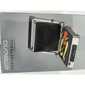 Produktbild: Ambiano Kontaktgrill Elektrische Tisch Grill Grillplatten Toaster 2200W Timer - Silber