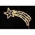Produktbild: Spetebo - Fenster Silhouette - Sternschnuppe / 50 Led - Fensterdeko Deko Fensterbild