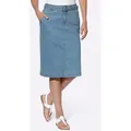 Produktbild: heine A-Linien-Rock Jeansrock blau 42
