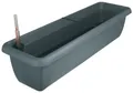 Produktbild: geli Thermo Plastic Blumenkasten Aqua Andalucia aus Kunststoff incl. Bewässerung und Wassersstandsanzeiger, Farben:anthrazit 38;Länge:100 cm