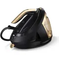 Produktbild: Philips PerfectCare Bügelstation, Keramiksohle, 170 g/min konstanter Dampf, 8.5 bar, 2700 W, Schwarz (PSG8140/80) - Schwarz