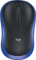 Produktbild: Logitech M185 Maus optisch drahtlos 2,4 GHz kabelloser Empfänger USB Blau (910-002236)