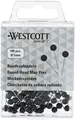 Produktbild: WESTCOTT Markierungsnadeln Größe 5 schwarz 100 Stück