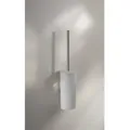 Produktbild: KEUCO Moll Toilettenbürstengarnitur 12764010100 mit Kunststoffgehäuse, Bürste mit Deckel, Wandmodell, verchromt/weiß