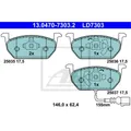 Produktbild: ATE Bremsbeläge 13.0470-7303.2 Bremsklötze für Audi A3 Sportback 8VA