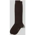 Produktbild: Falke Socken mit Label-Stitching in Dunkelbraun, Größe 41/42